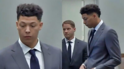 Photos of Jackson Mahomes in court
