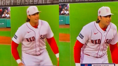 Photos of Triston Casas in Red Sox uniform