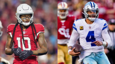Dak Prescott and Deandre hopkins in uniform