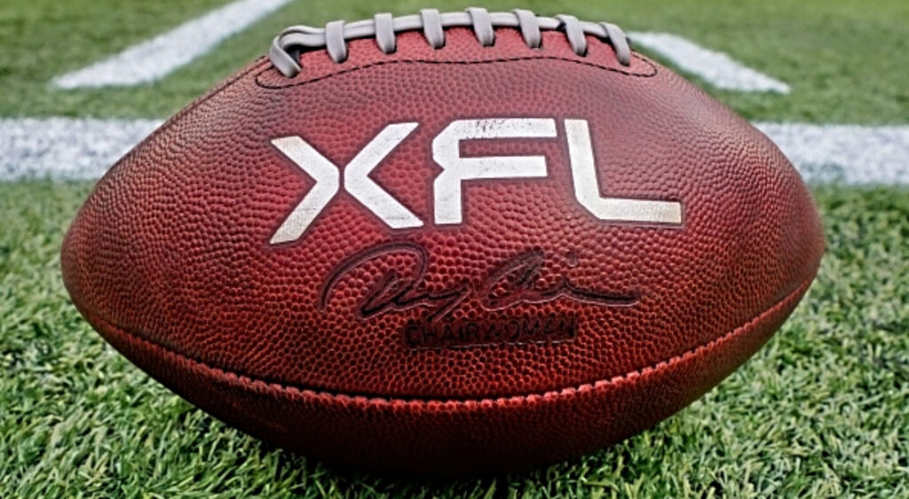 XFL logo football
