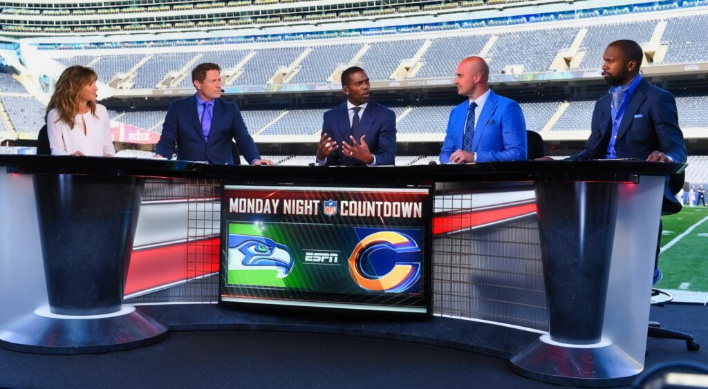The ESPN Monday Night Countdown crew.