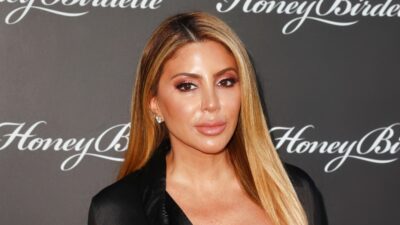 Larsa pippen posing in black outfit