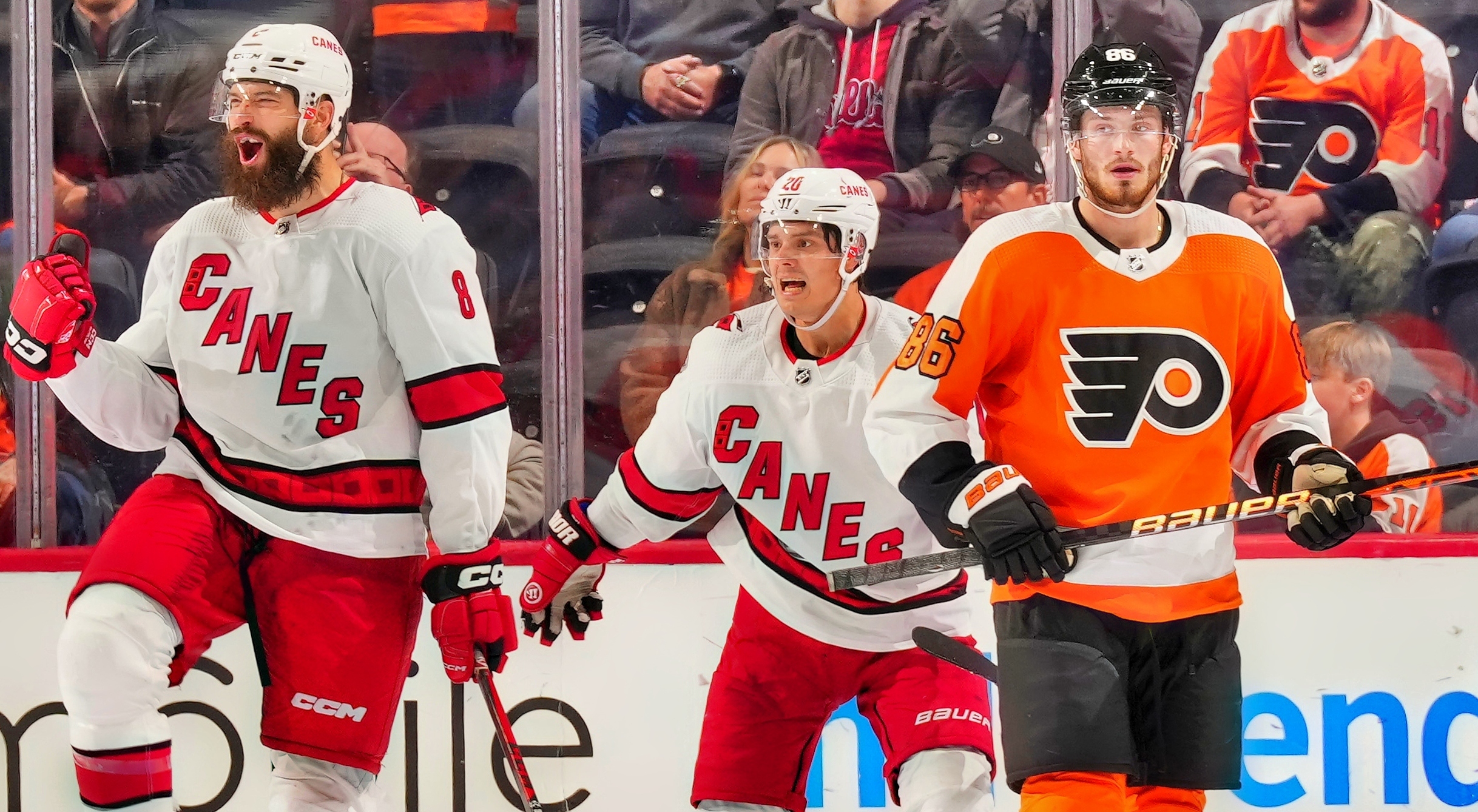 See photos of the Flyers taking on the Hurricanes