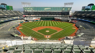 Oakland Athletics stadium view