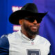 Dez Bryant in cowboy hat and jersey