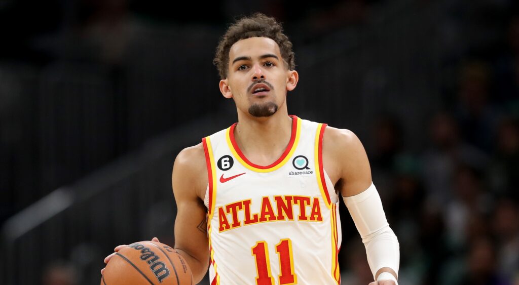 Trae Young in uniform