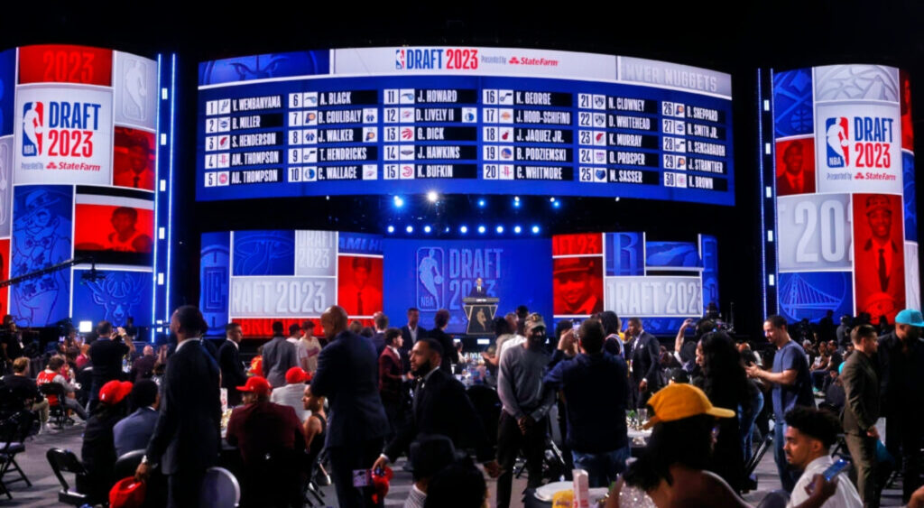 2023 NBA Draft stage shown.
