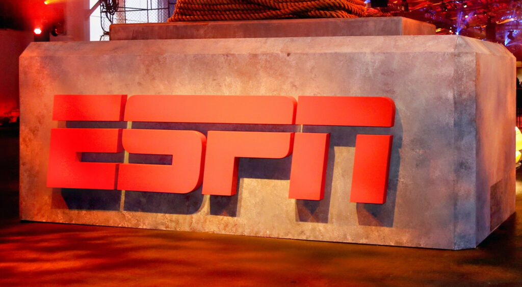 "ESPN The Paty" logo shown in 2016.