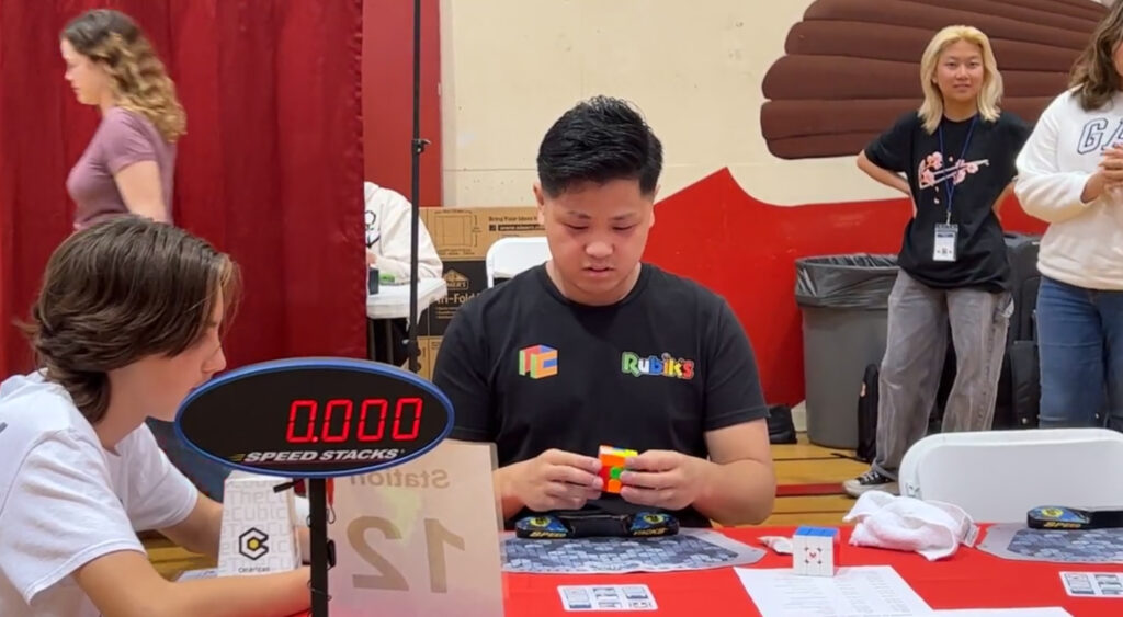 Max Park solving Rubik's Cube