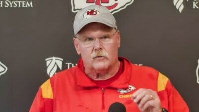 Andy Reid at podium