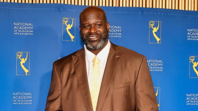 Shaquille O'Neal smiling