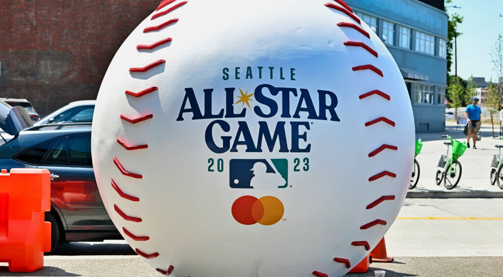 MLB All-Star game ball.