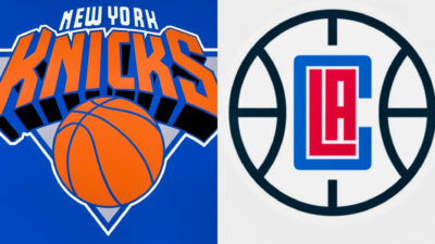 Knicks and Clippers logos