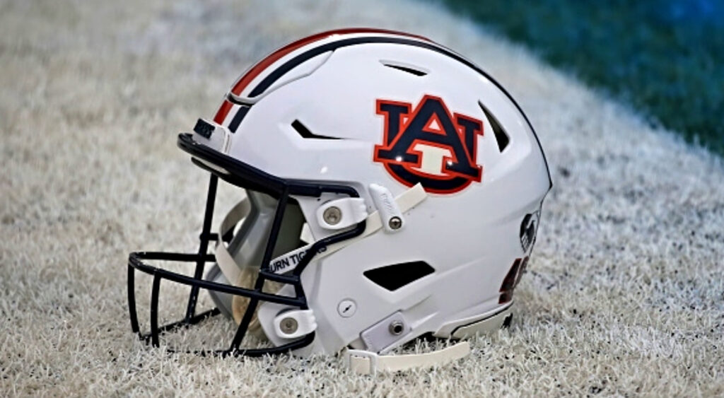 Auburn Tigers football helmet.