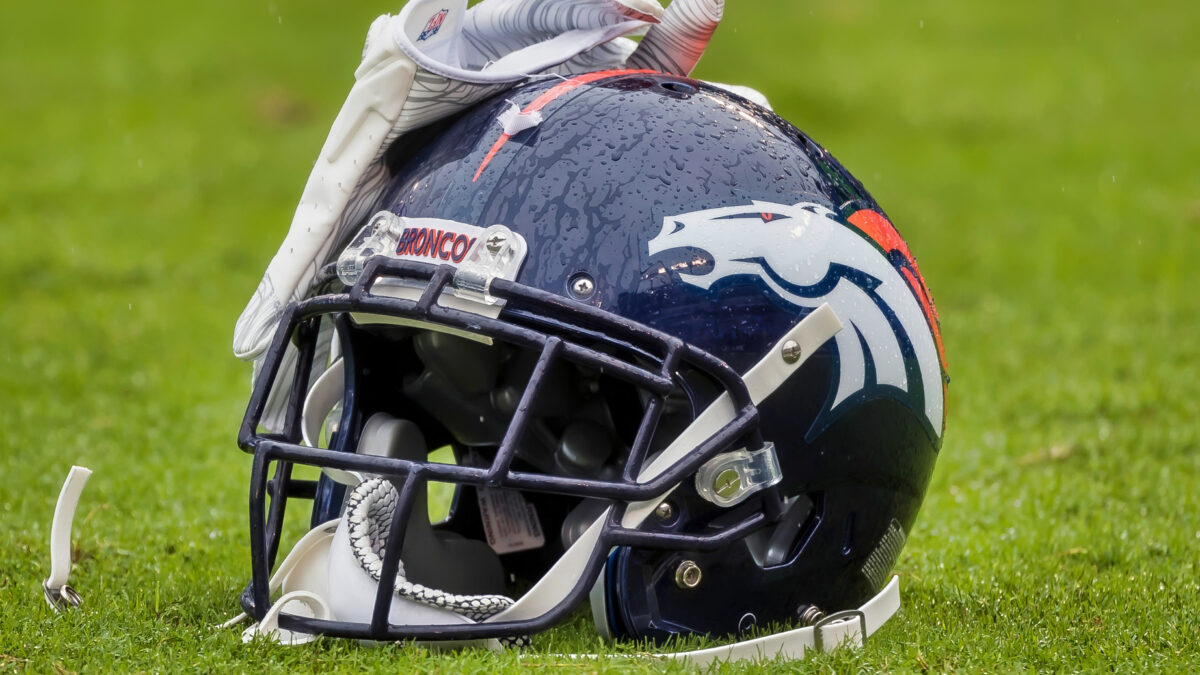 Denver Broncos helmet