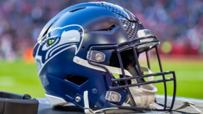 Seattle Seahawks helmet