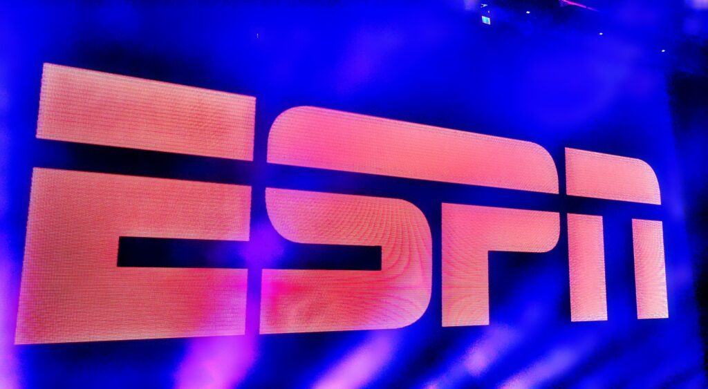 ESPN logo shown at "ESPN The Party" in 2016.
