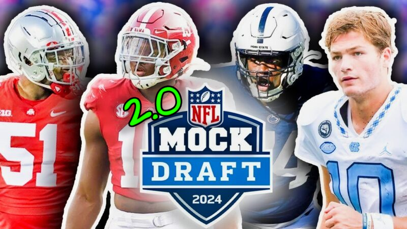 The OFFICIAL 2024 NFL First-Round Mock Draft