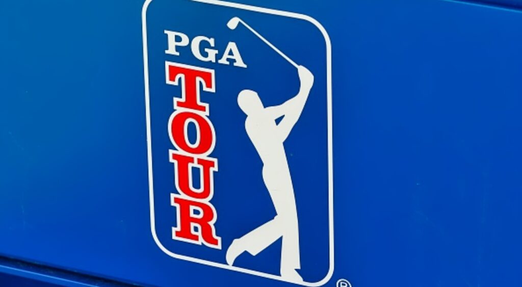 The PGA Tour logo.