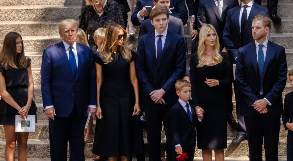 Donald Trump and his family