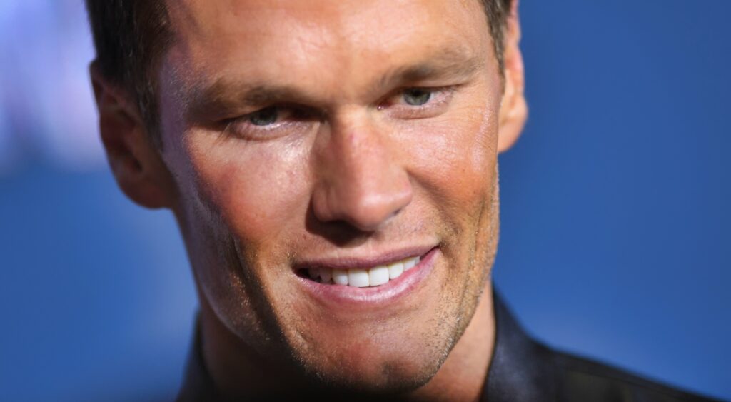 Closeup of Tom Brady