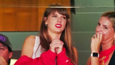 Taylor Swift at Chiefs game