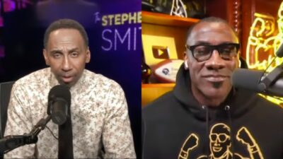 Shannon Sharpe and Stephen A. on podcast