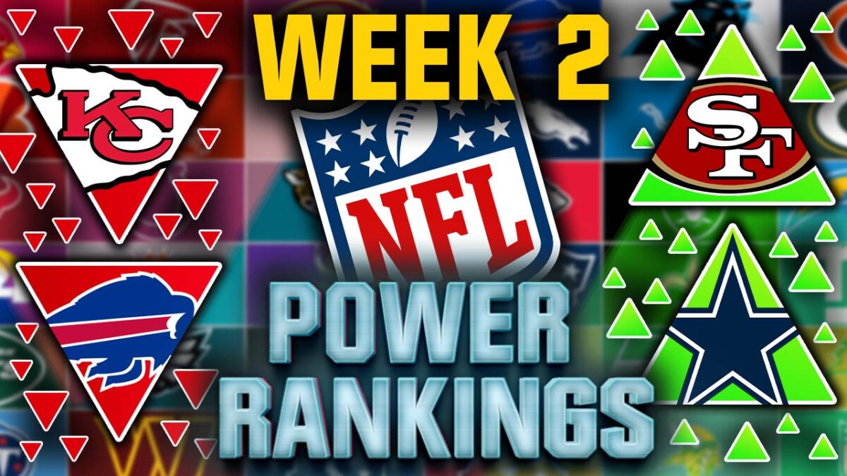 NFL Week 2 Power Rankings 2023 We Have A New 1