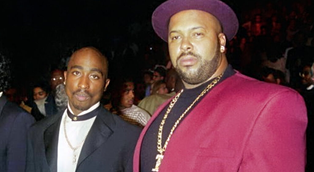 Tupac Shakur and Marion Suge Knight