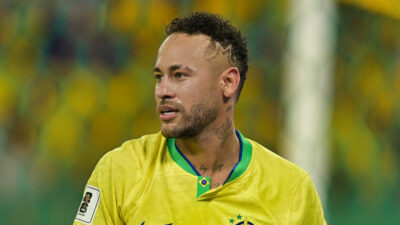 Neymar in Brazil jersey