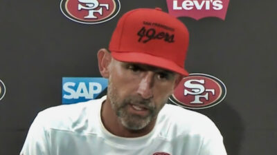 Kyle Shanahan speaking in press conference