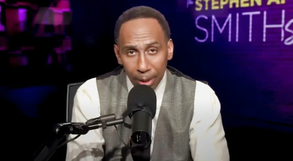 Stephen A. Smith on his podcast
