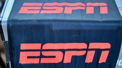 ESPN logo on a camera