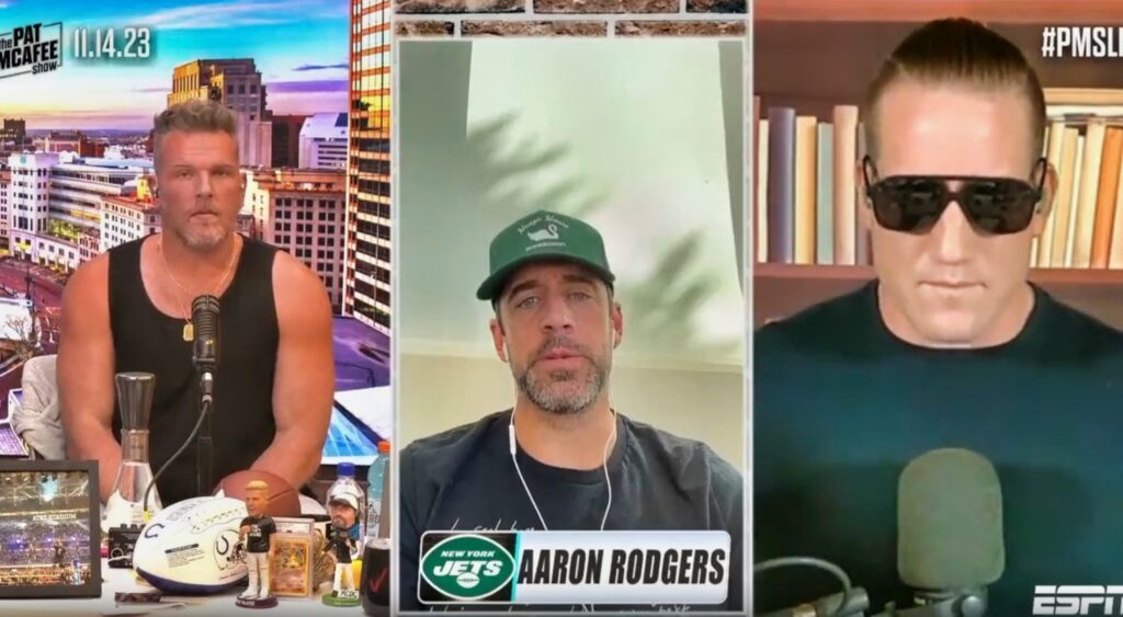 Aaron Rodgers on the pat mcafee show