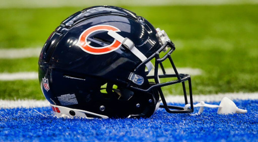 Chicago bears helmet