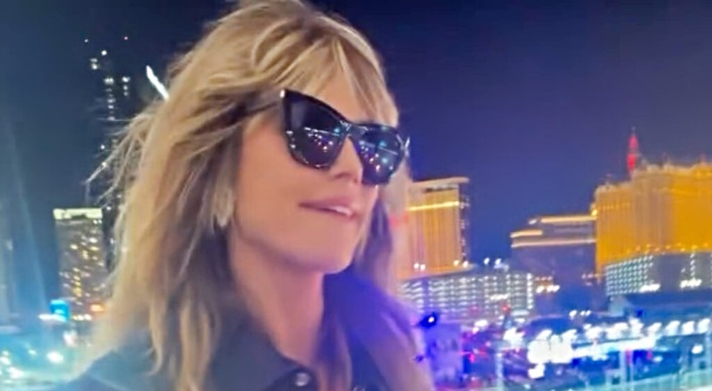 Heidi Klum At Las Vegas Grand Prix