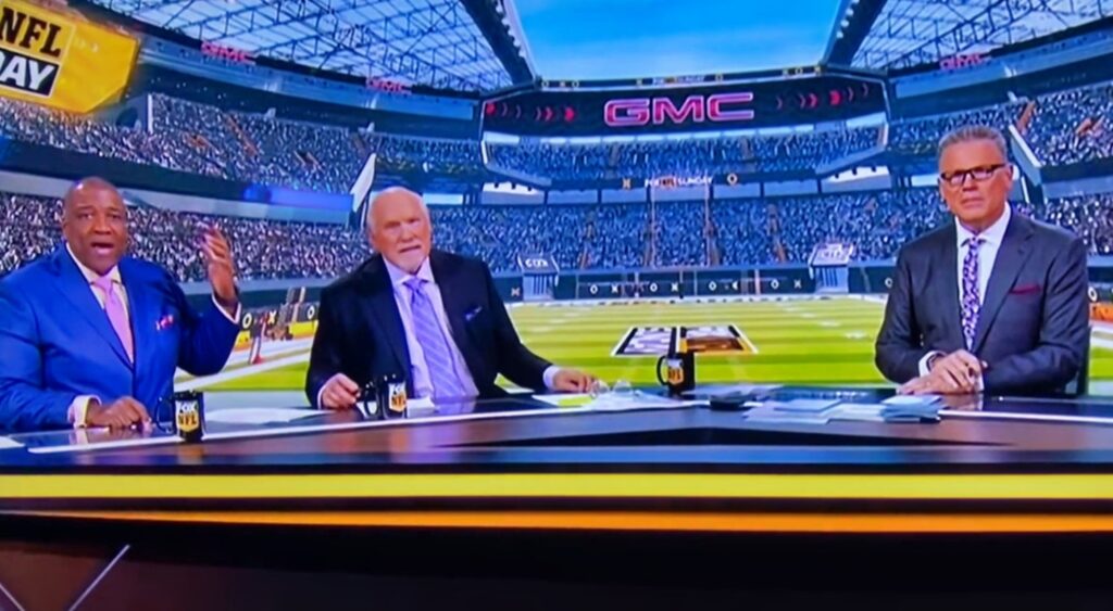 Fox NFL pregame show with CHECK - NFL Fans Are Begging For FOX Analyst To Get Taken Off Pregame Show Terry Bradshaw Howie Long
