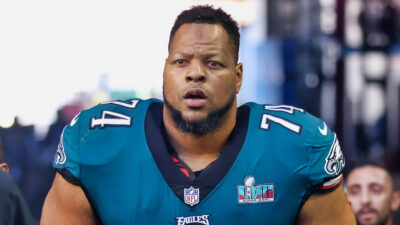 Ndamukong Suh in Eagles gear