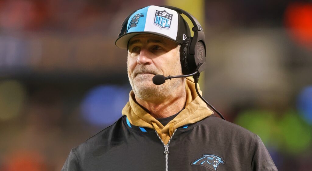 Frank Reich on sidelines