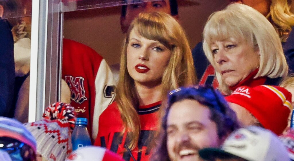 Taylor Swift at Chiefs game.