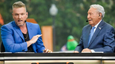 Pat McAfee and Lee Corso on College GameDay