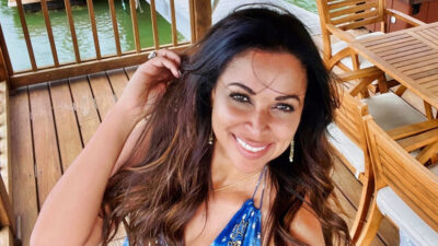 Tracey Edmonds smiling