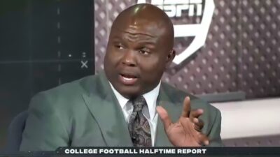 booger mcfarland in suit on espn show