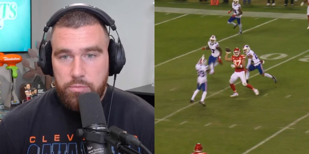 Travis Kelce on podcast. Chiefs and Bills players
