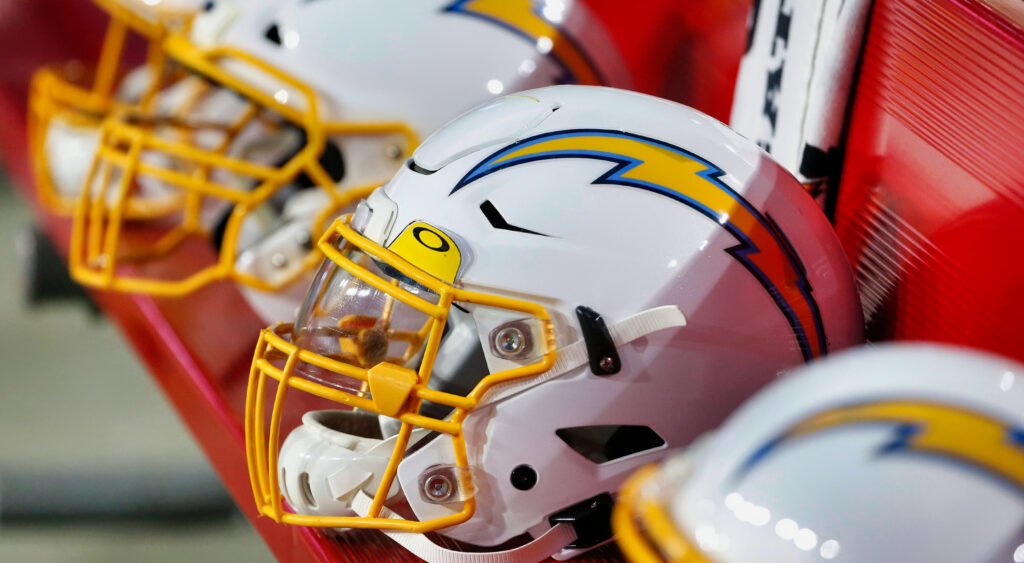 Chargers helmets