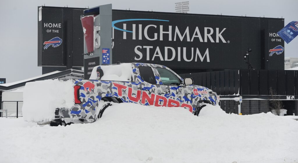 snow at highmark stadium