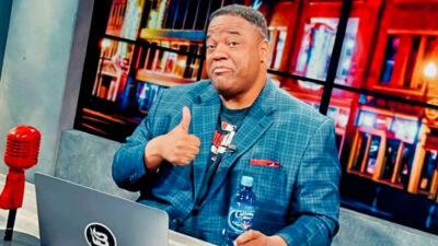 Jason Whitlock holding a thumbs up