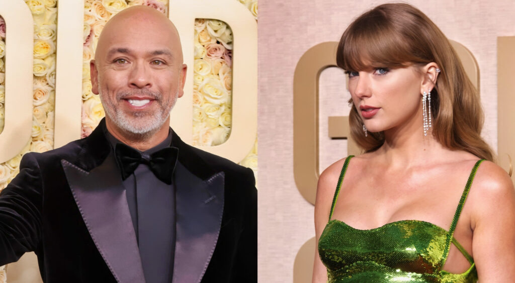 Photos of Jo Koy and Taylor Swift at Golden Globes