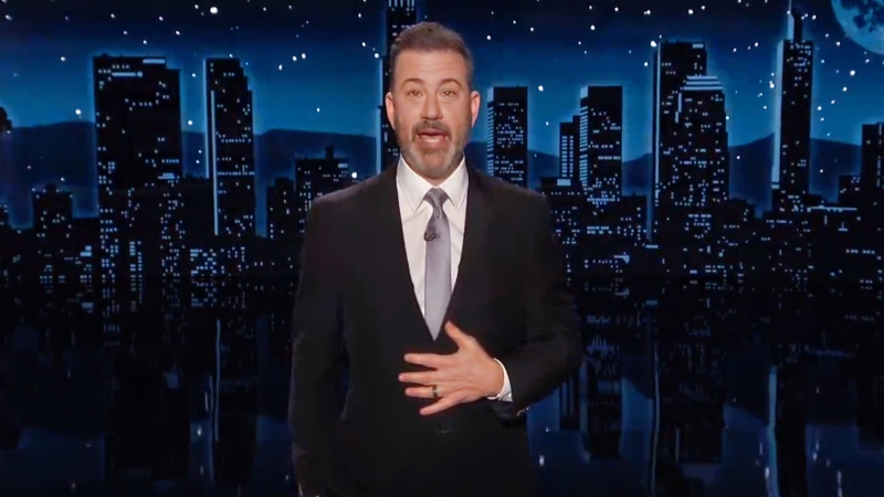 Jimmy Kimmel speaking on his show.