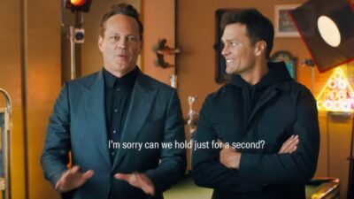 tom brady and vince vaughn in commercial
